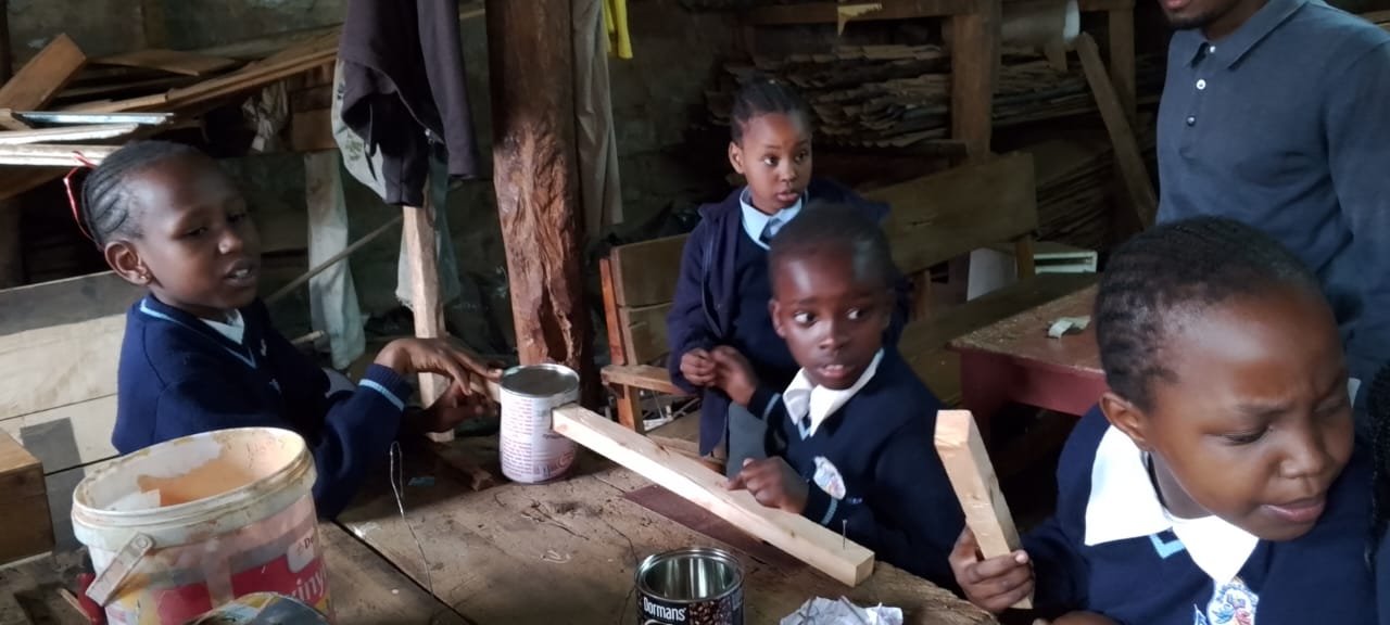 Wood work and rabbit farming